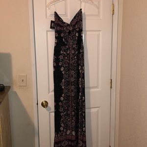 Floral print maxi dress